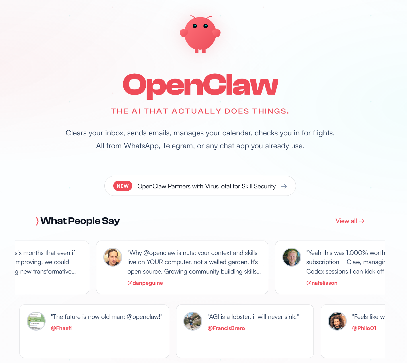 OpenClaw（曾用名：Clawdbot、Moltbot），核心使用TypeScript编写